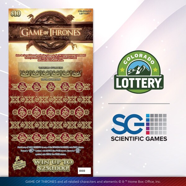 Scientific Games 在美国成功推出首个《权力的游戏》彩票游戏